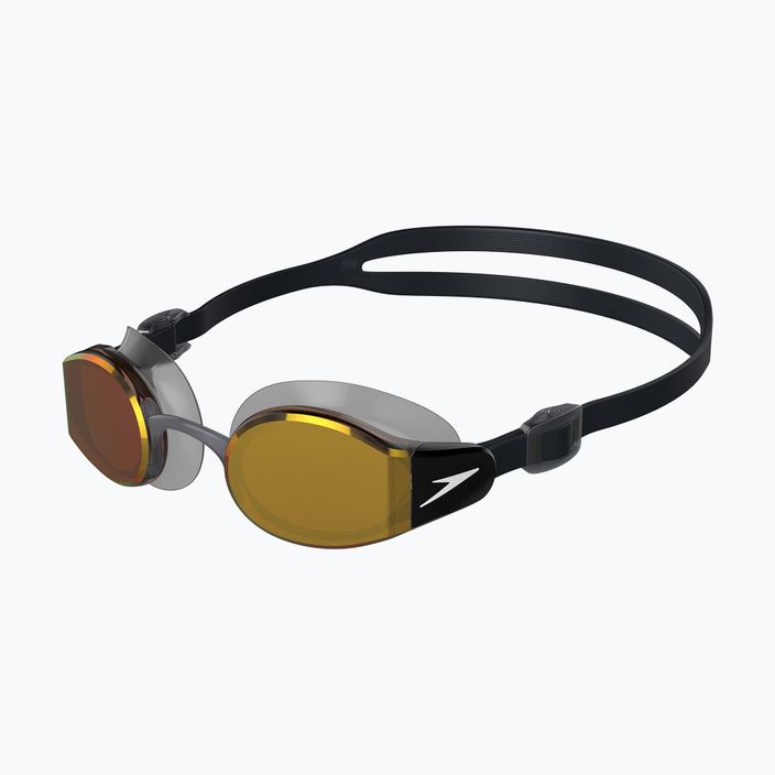 Occhiali da nuoto Speedo Mariner Pro Mirror nero/chiaro/oro fuoco 6