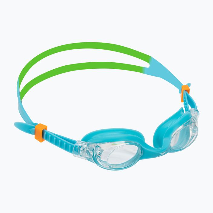 Occhialini da nuoto Speedo Skoogle Infant blu/verde fluo/arancio fluo/chiaro
