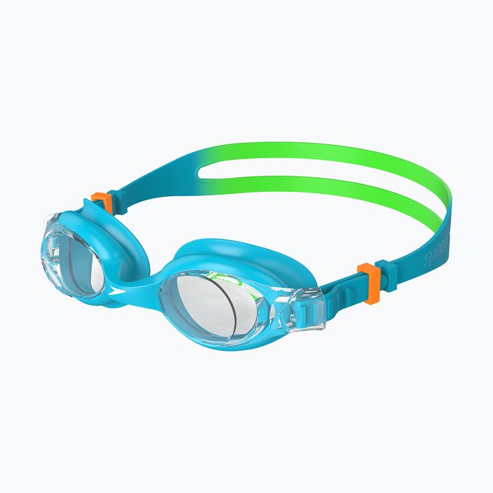 Occhialini da nuoto Speedo Skoogle Infant blu/verde fluo/arancio fluo/chiaro 6