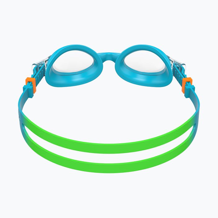 Occhialini da nuoto Speedo Skoogle Infant blu/verde fluo/arancio fluo/chiaro 8