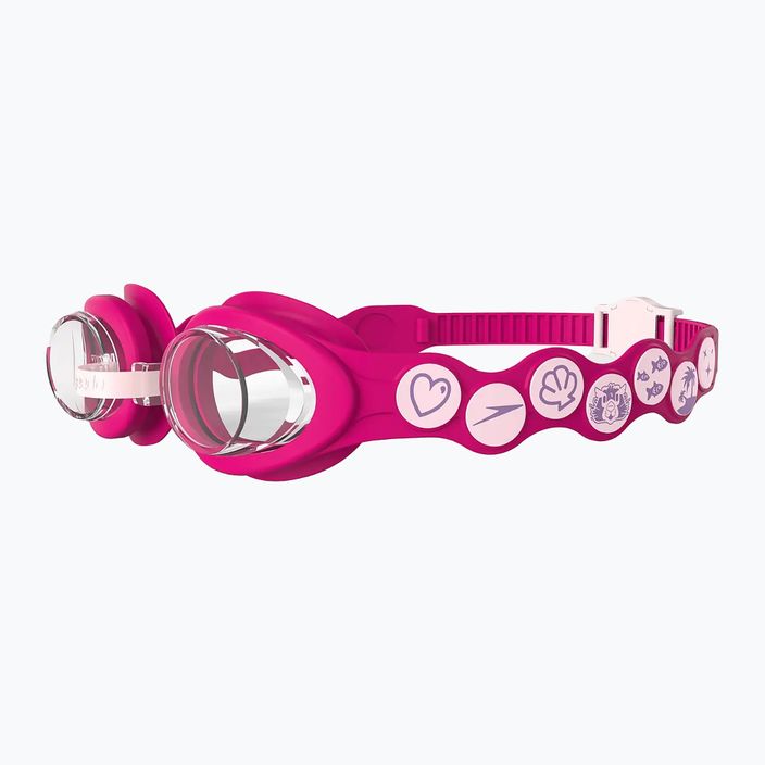 Occhialini da nuoto Speedo Infant Spot per bambini, rosa elettrico e trasparente 2