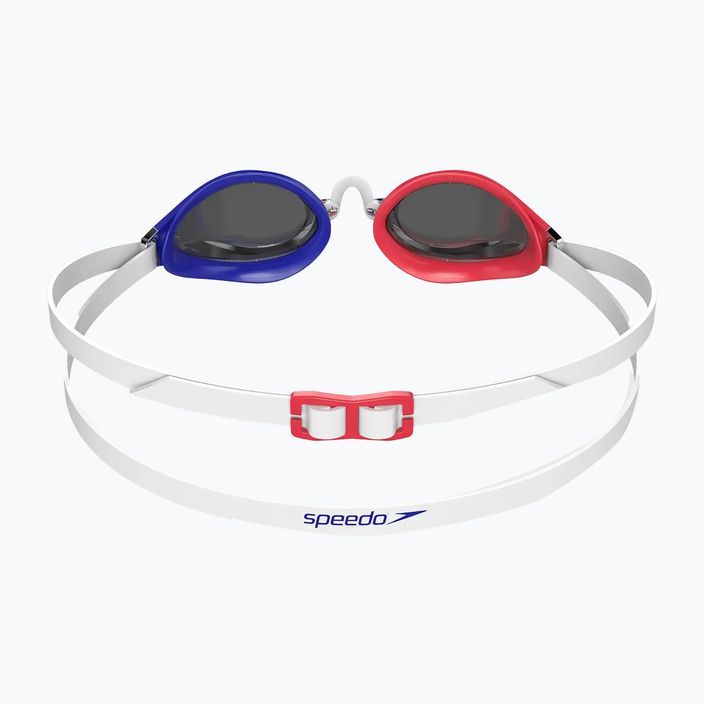 Occhialini da nuoto Speedo Fastskin Speedsocket 2 Mirror rosso/bianco/blu 3
