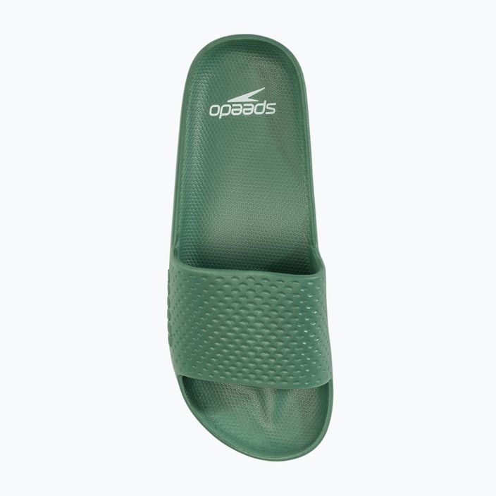 Speedo Slide Entry infradito da uomo color kaki 5