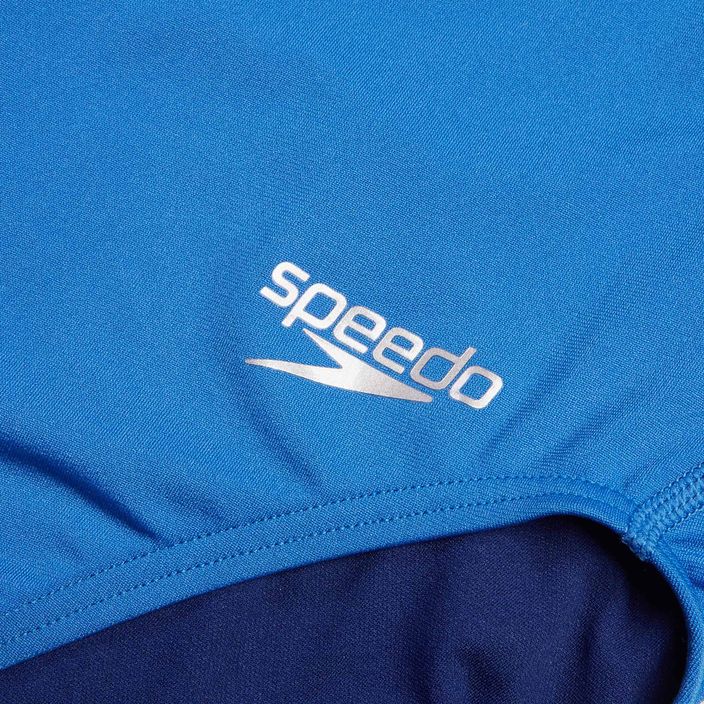 Speedo costume intero Solid Vback servres blu 3