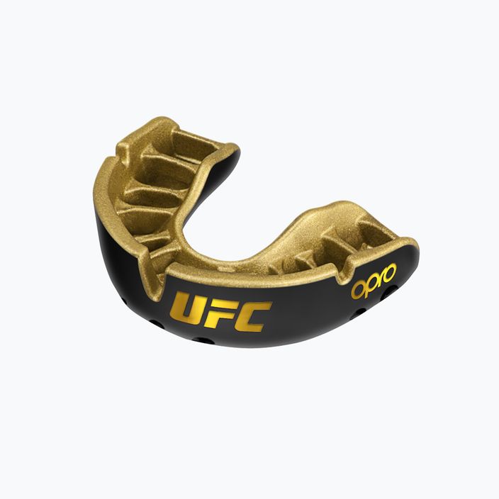 Protezione della mascella Opro UFC Gold nera 2