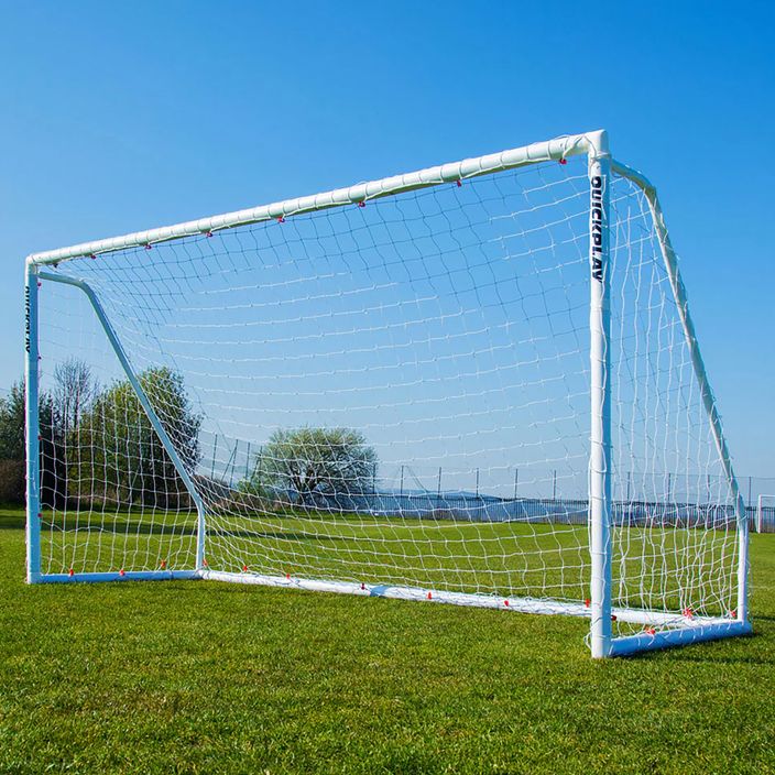 QuickPlay Q-Match Goal Porta da calcio 365 x 180 cm bianca 3