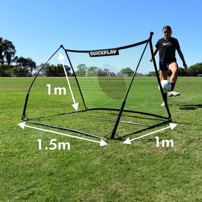 Rebounder QuickPlay Tekkers 150 x 90 cm nero/verde 7