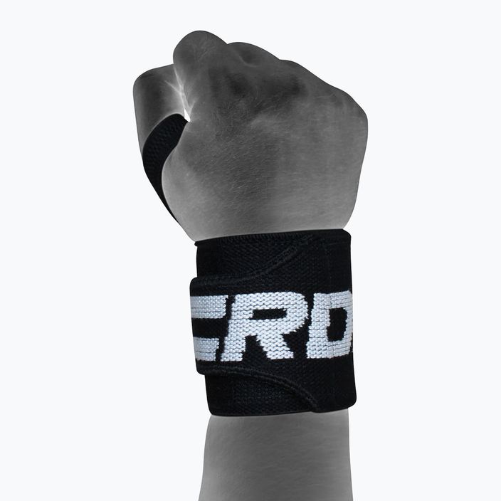 Tutore da polso RDX Gym Wrist Wrap Black Pro nero 3