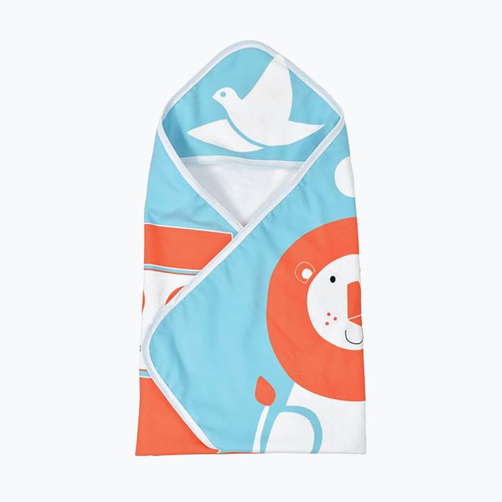 Asciugamano con cappuccio per bambini Splash About Noah's Ark blu 6