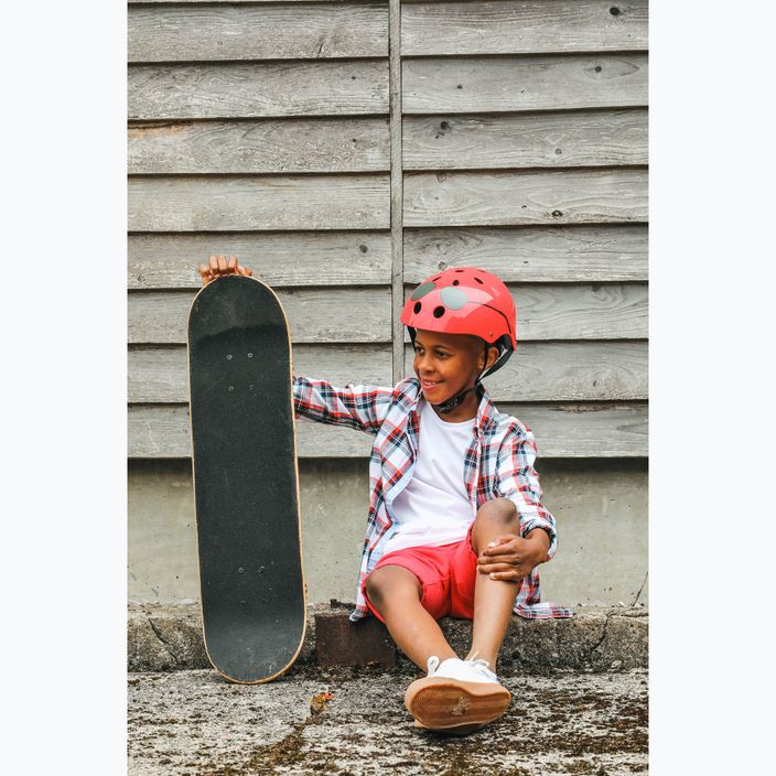 Casco da bici per bambini Hornit Aviators rosso 8