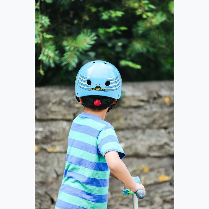 Casco da bici per bambini Hornit Shark blu 12