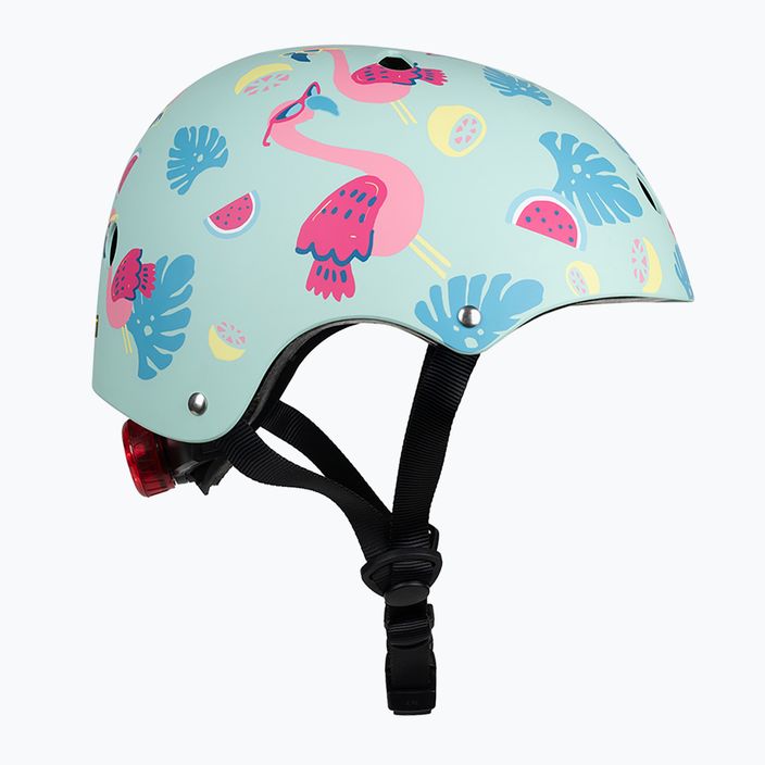 Casco da bici per bambini Hornit blu/rosa fiammeggiante 4