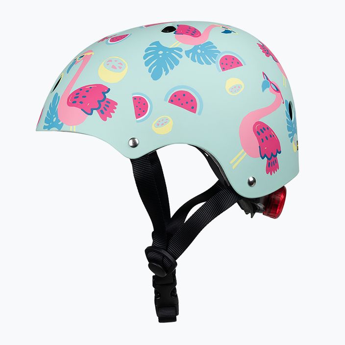 Casco da bici per bambini Hornit blu/rosa fiammeggiante 5