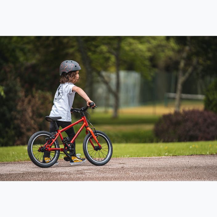 Casco da bici per bambini Hornit Lava marrone 8