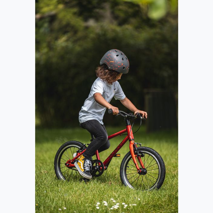 Casco da bici per bambini Hornit Lava marrone 11