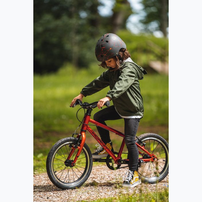 Casco da bici per bambini Hornit Lava marrone 12
