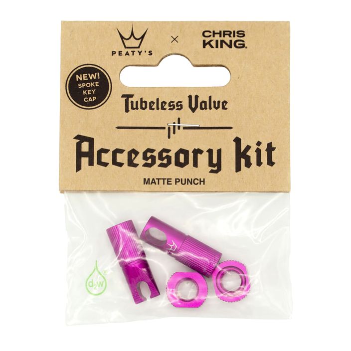 Peaty's X Chris King MK2 Kit di accessori per valvole tubeless punzone per tappo 2