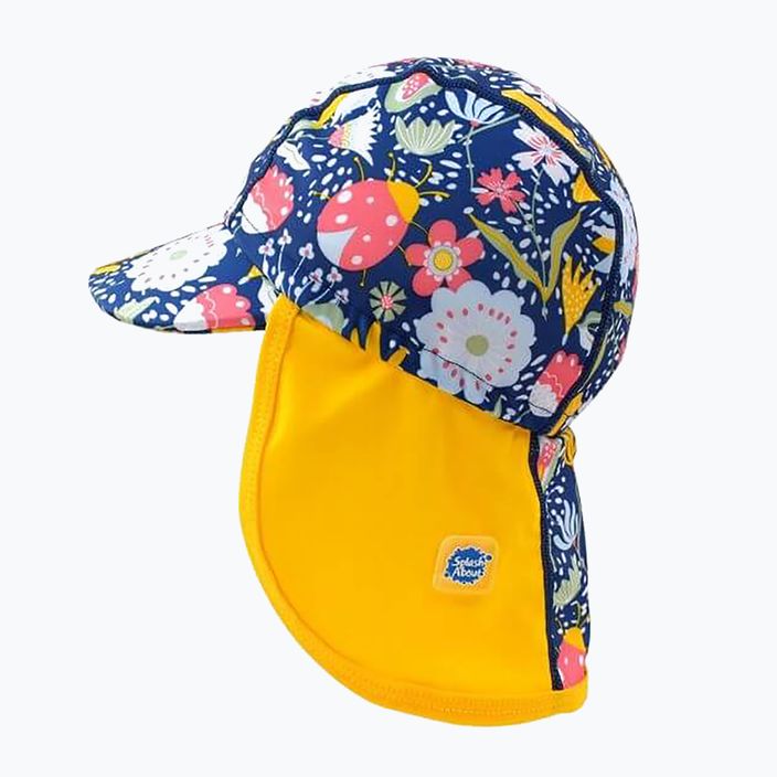 Cappello da baseball per bambini Splash About Meadow blu navy/giallo 7
