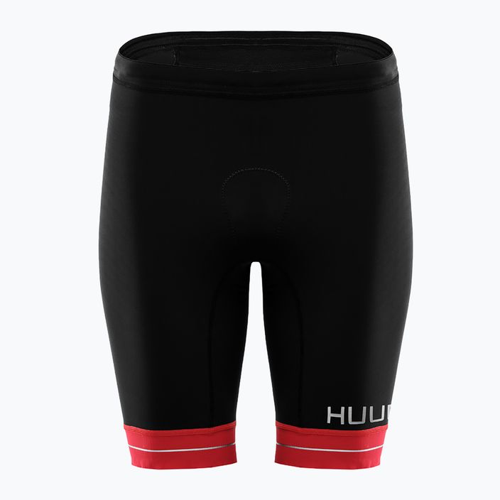 HUUB Pantaloncini da triathlon da uomo Race Tri Short nero/rosso