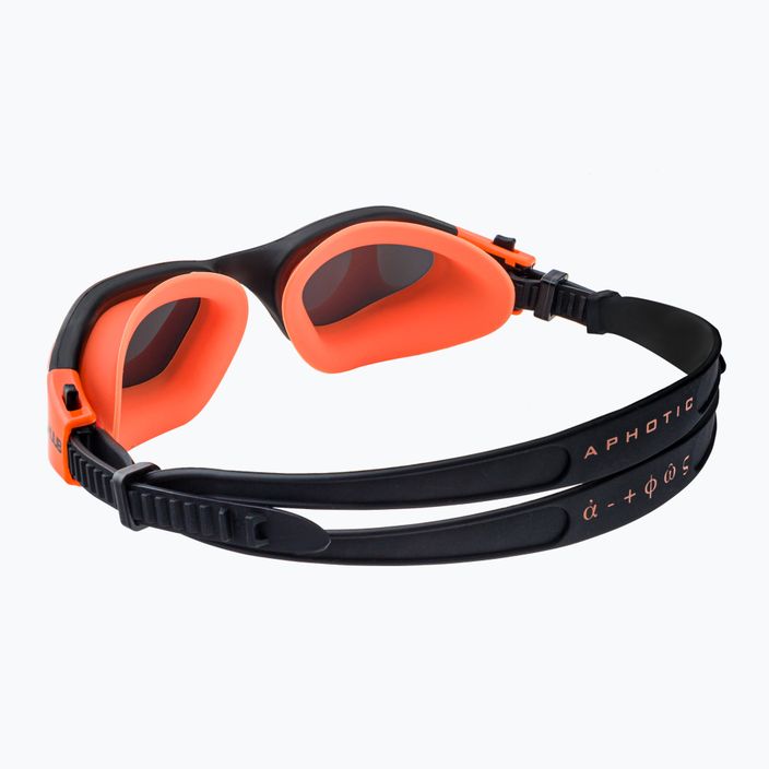 Occhiali da nuoto HUUB Aphotic Polarised & Mirror arancione polarizzato 4