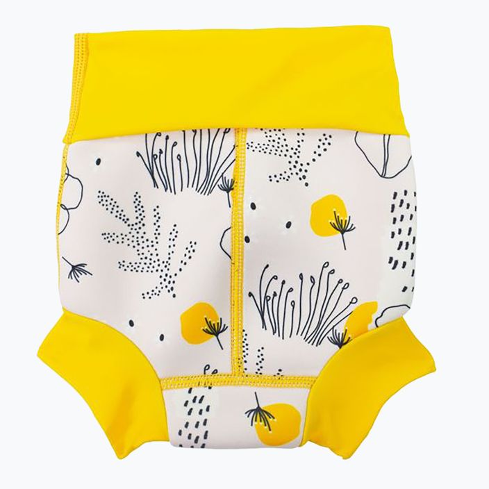 Splash About Happy Nappy Pannolino da bagno Delicate Flowers giallo/crema 2