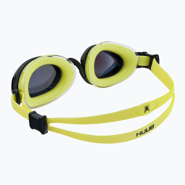 Occhiali da nuoto HUUB Pinnacle Air Seal giallo fluo/nero 4