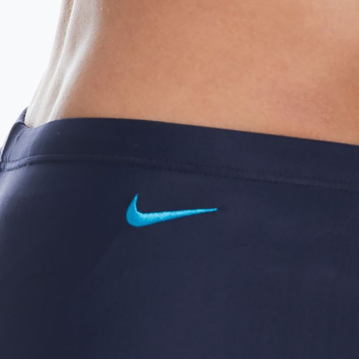 Pantaloncini da bagno Nike Logo Square da uomo, blu notte 9