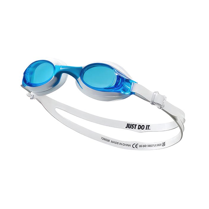 Occhialini da nuoto Nike Lil Swoosh Junior bianco 2