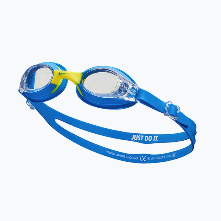 Occhialini da nuoto Nike Lil Swoosh Junior foto blu 6