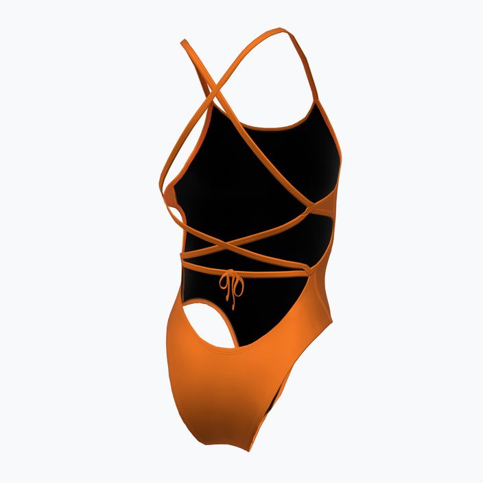 Costume intero donna Nike Lace Up Tie Back total orange 2