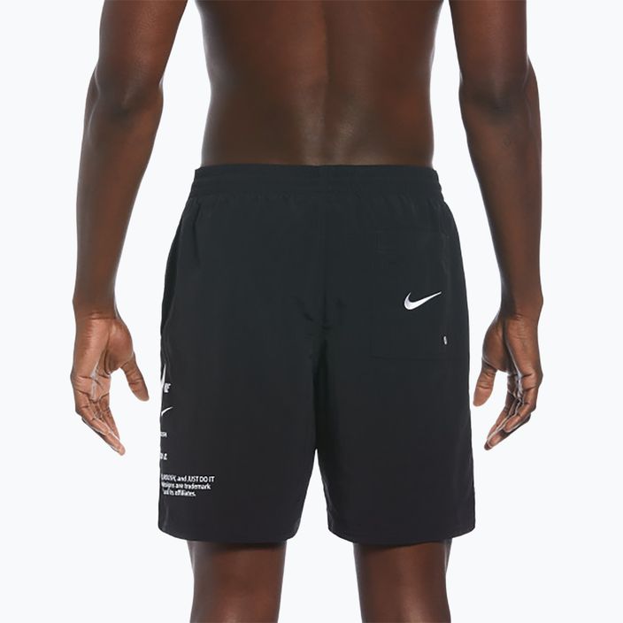 Pantaloncini da bagno Nike Specs 7" Uomo Nero volley 6