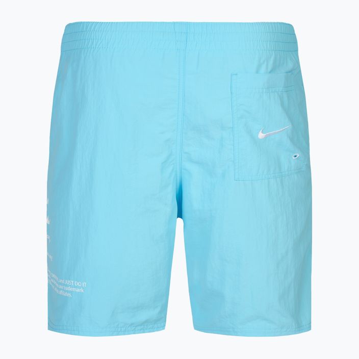 Pantaloncini da bagno Nike Specs 7" Uomo Volley blu acquario 2