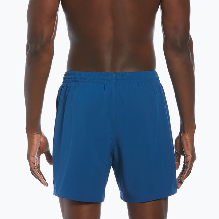 Pantaloncini da bagno da uomo Nike Solid 5" Volley court blu 2