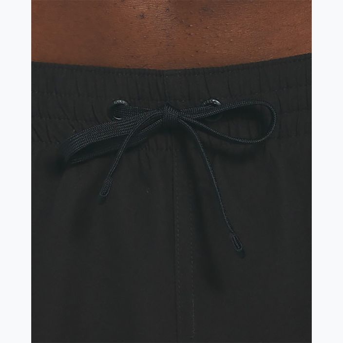 Pantaloncini da bagno Nike Logo Tape 5" Volley da uomo, nero 4