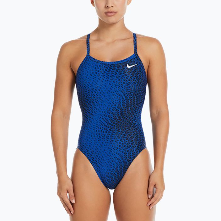 Costume intero Nike Hydrastrong Delta Racerback donna game royal 4