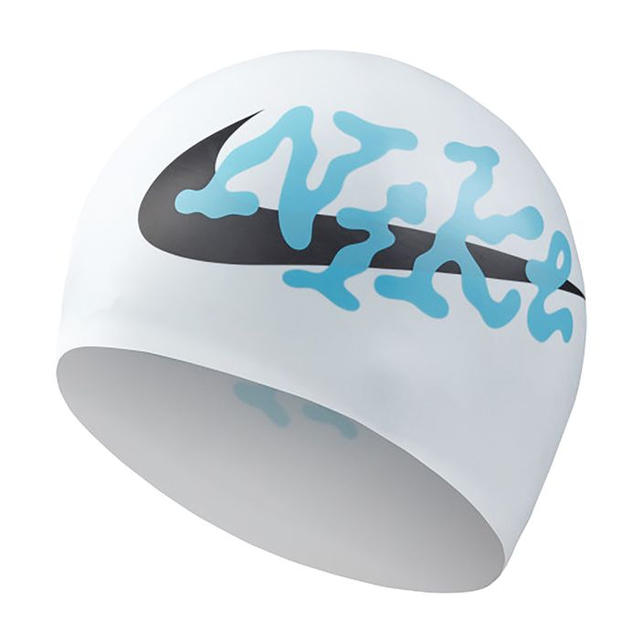 Nike Multi Graphic cuffia da nuoto blu acquario 2