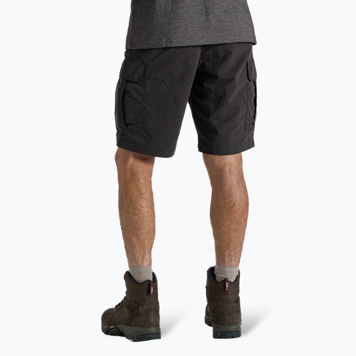 Pantaloncini da trekking da uomo Craghoppers NosiLife Cargo Short III black pepper 3