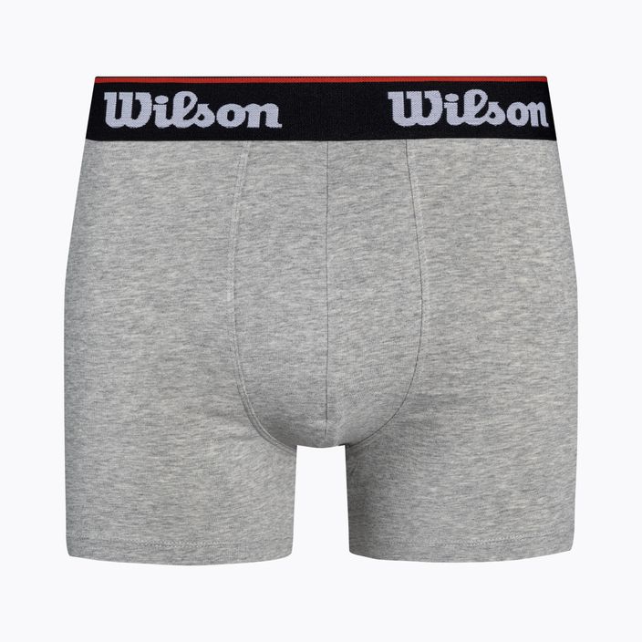 Wilson boxer 2-Pack uomo nero, grigio W875H-270M 3