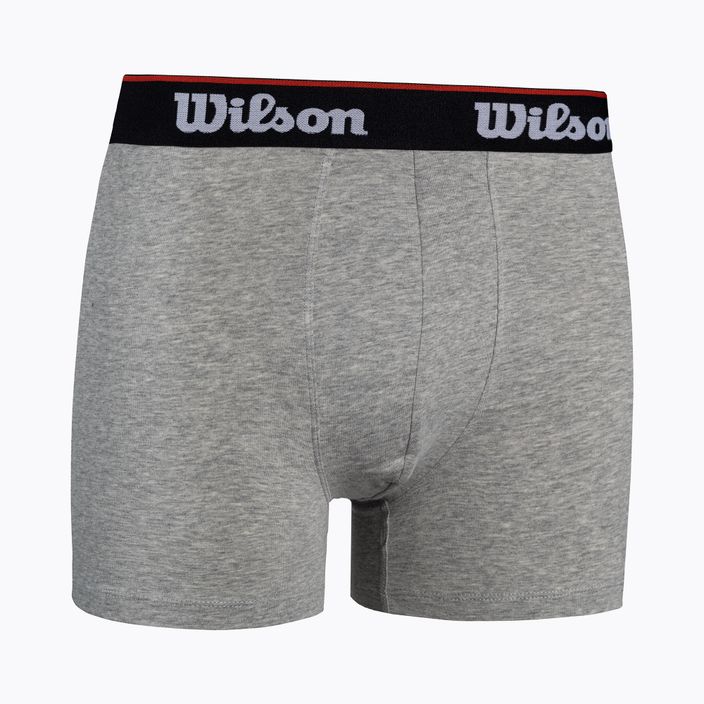 Wilson boxer 2-Pack uomo nero, grigio W875H-270M 7