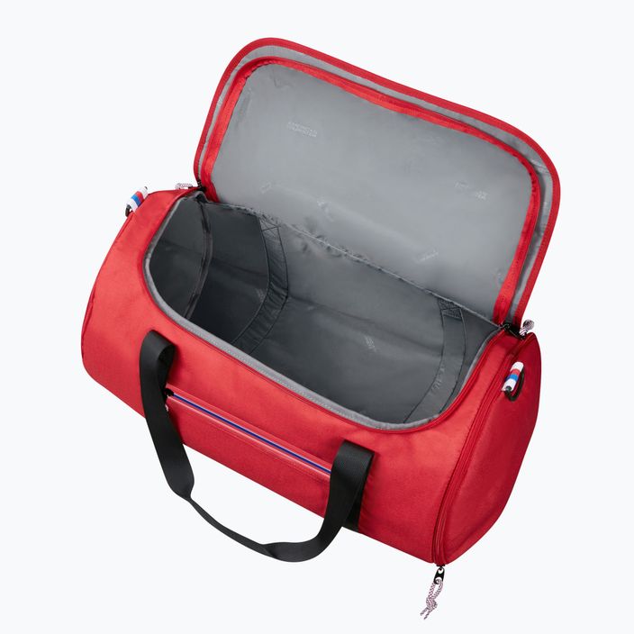 American Tourister Duffle Zip 44 l borsa da viaggio rossa 5