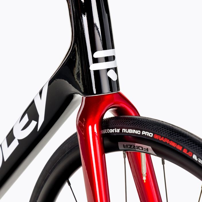Ridley Fenix SLiC Ultegra FSD30As nero/rosso/bianco bici da corsa 6