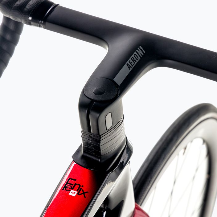 Ridley Fenix SLiC Ultegra DI2 FSD30As bici da corsa nero candu rosso/bianco metallizzato 6