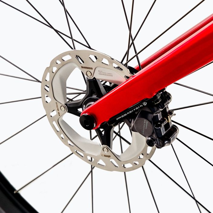 Ridley Fenix SLiC Ultegra DI2 FSD30As bici da corsa nero candu rosso/bianco metallizzato 12