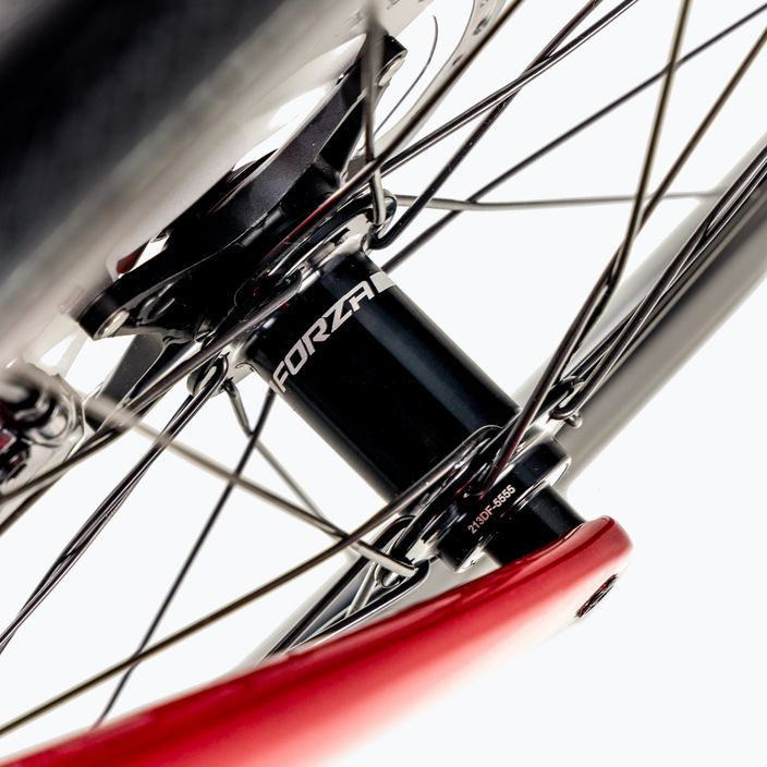 Ridley Fenix SLiC Ultegra DI2 FSD30As bici da corsa nero candu rosso/bianco metallizzato 13