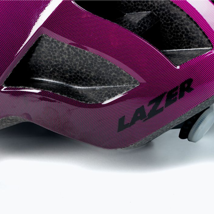 Casco da bici Lazer Petit DLX rosa/nero 7