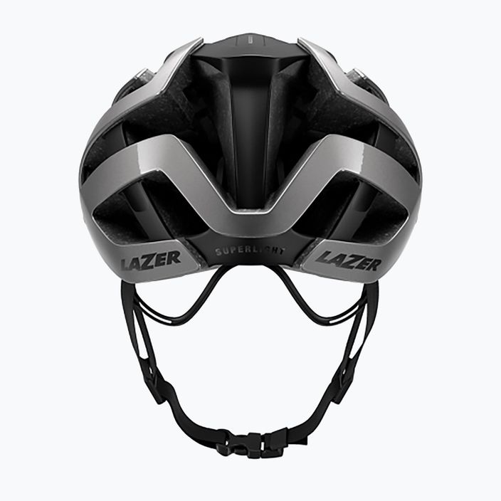 Casco da bicicletta Lazer Genesis in titanio lucido 4