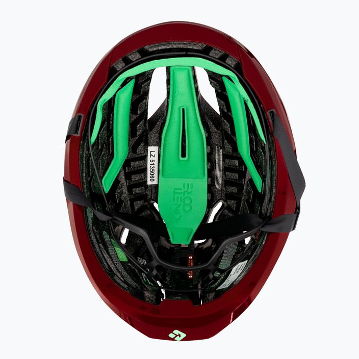 Casco da bicicletta Lazer Vento KinetiCore rosso metallizzato 5