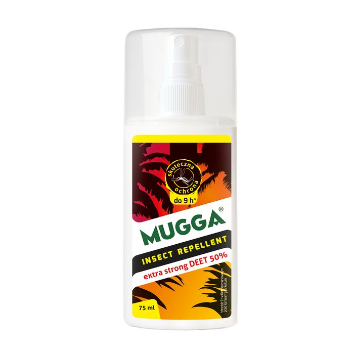 Repellente per zanzare e zecche Mugga Spray DEET 50% 75 ml 2