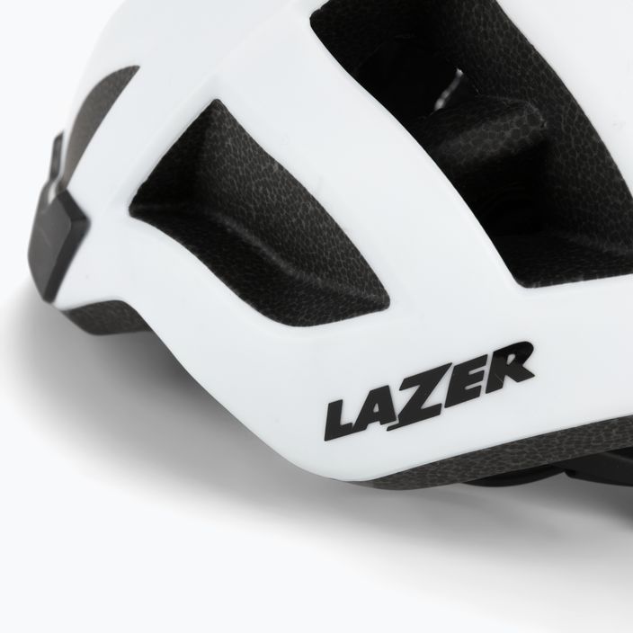 Casco da bicicletta Lazer Comp DLX mat bianco 7