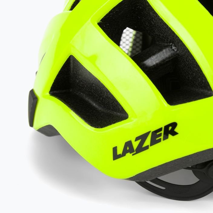 Casco da bicicletta Lazer Comp DLX giallo flash 7